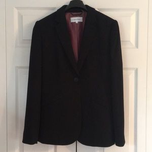 Calvin Klein Tailored Blazer in Black NWOT
